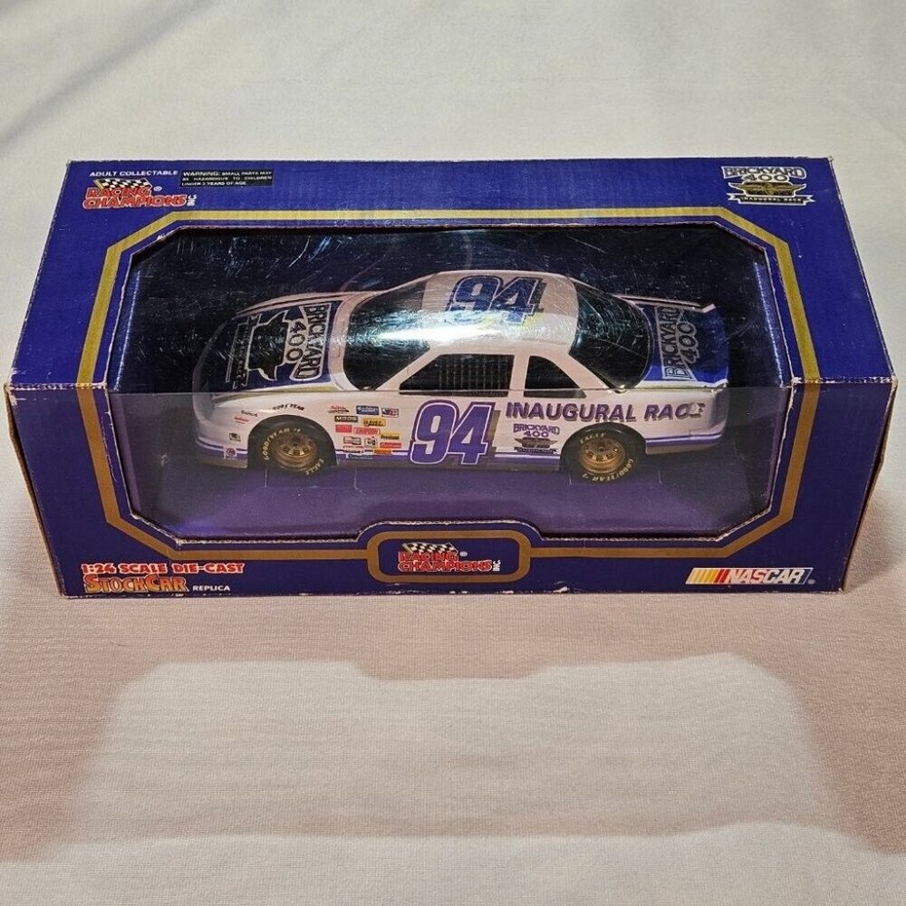 NASCAR Brickyard 400 Inaugural Race August 5 1995 1:24 Die Cast Stockcar #94 NIB